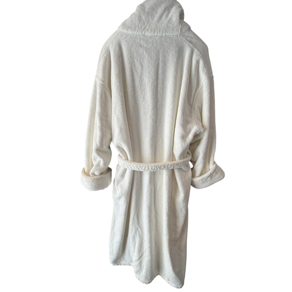 Arus Unisex 100% Turkish Cotton Luxurious Spa Thick Bathrobe White XL - Picture 3 of 6